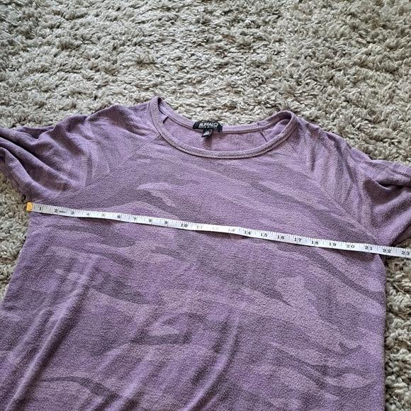 Buffalo D.B | Purple camo light wash crew neck long sleeved sweater - Picture 8 of 9